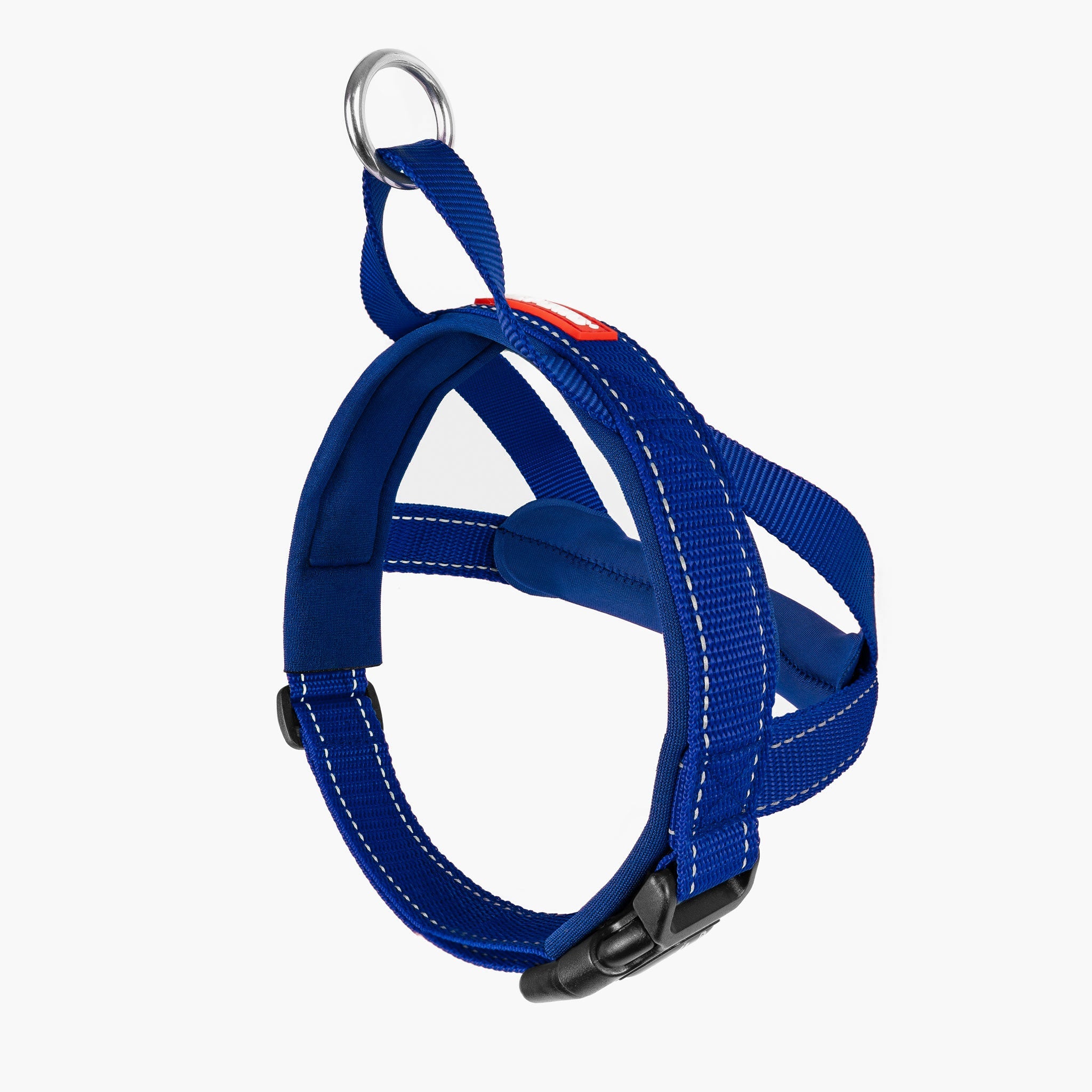 Back view of EzyDog Quick Fit Dog Harness in blue – Easy Fit and Adjustable Harness for Dogs in NZ