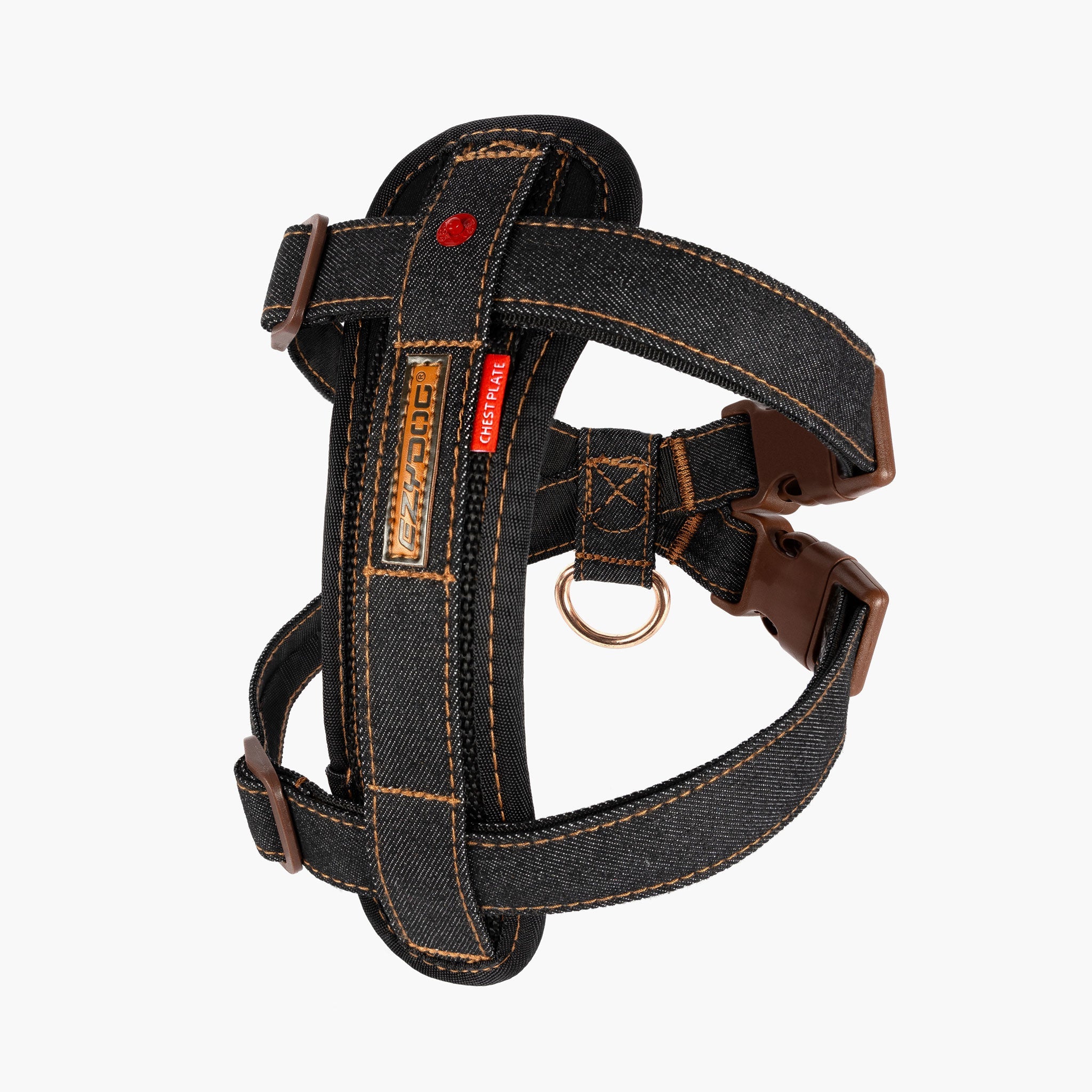 Chest Plate Dog Harness - Denim