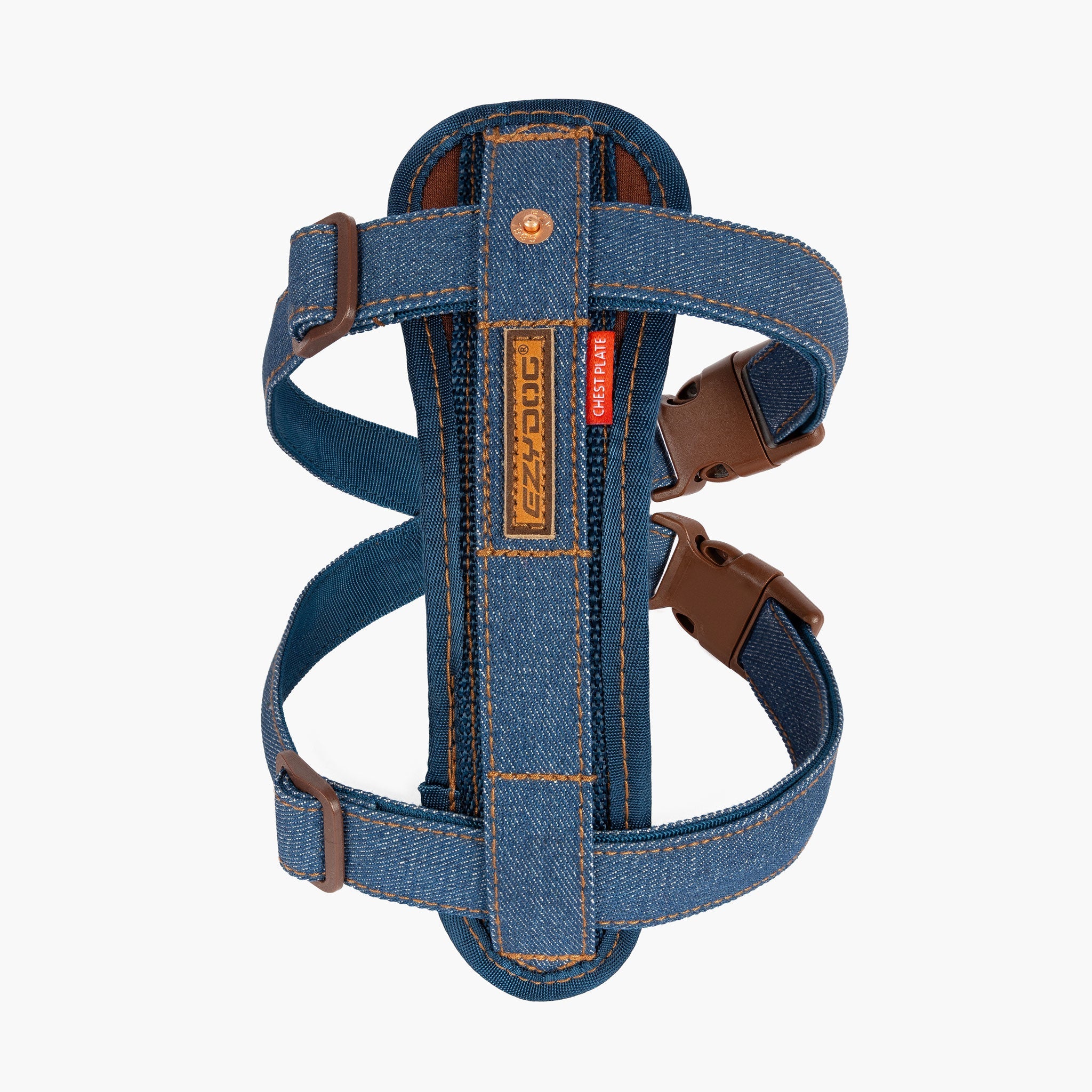 Chest Plate Dog Harness - Denim