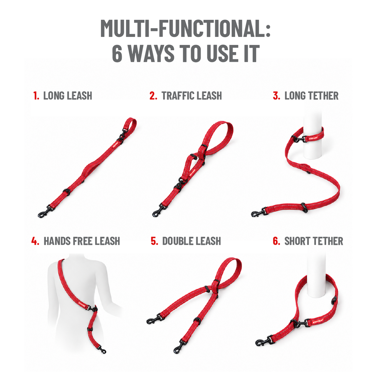 Vario 6 Multi-Function Leash